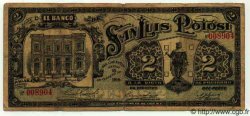 2 Pesos MEXICO San Luis Potosi 1914 PS.0407 BC