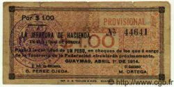 1 Peso MEXICO Guaymas 1914 PS.1057 BC+