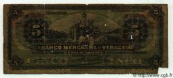 5 Pesos MEXICO Veracruz 1905 PS.0437b q.B