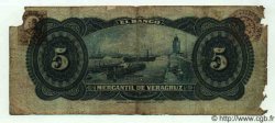 5 Pesos MEXICO Veracruz 1910 PS.0437c GE