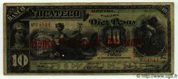 10 Pesos MEXICO  1911 PS.0459b BC a MBC