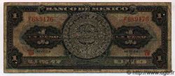 1 Peso MEXICO  1954 P.711Aa RC+ a BC