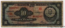 10 Pesos MEXICO  1965 P.716k q.MB
