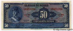 50 Pesos MEXICO  1972 P.718Au XF