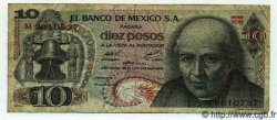 10 Pesos MEXICO  1974 P.724g MB