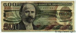 500 Pesos MEXICO  1984 P.737b q.BB a BB