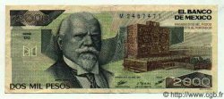 2000 Pesos MEXIQUE  1987 P.744a