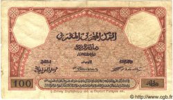 100 Francs MAROKKO  1921 P.14 fSS to SS