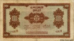 1000 Francs MARUECOS  1943 P.28 BC