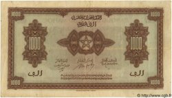 1000 Francs MAROCCO  1943 P.28 q.BB