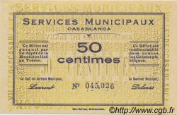 50 Centimes MAROCCO Casablanca 1919 MS.N09 FDC