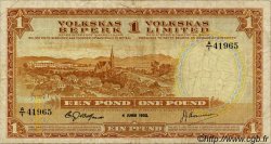 1 Pound SOUTH WEST AFRICA  1952 P.14a BC