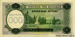 1000 Drachmes sur 100 Drachmes GREECE  1939 P.111 XF+