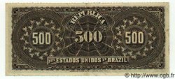 500 Reis BRAZIL  1893 P.001a XF
