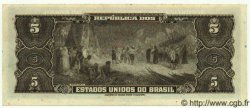 5 Cruzeiros BRAZIL  1943 P.134a UNC-