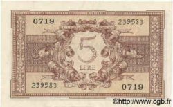 5 Lire ITALIA  1944 P.031c SPL