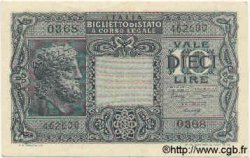 10 Lire ITALIA  1944 P.032b AU