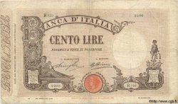 100 Lire ITALIA  1929 P.048b BC