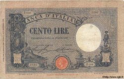 100 Lire ITALY  1928 P.050a VG