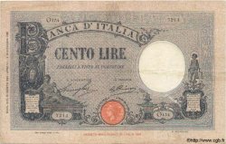 100 Lire ITALIEN  1929 P.050b fSS