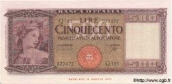 500 Lire ITALIA  1961 P.080b SC+