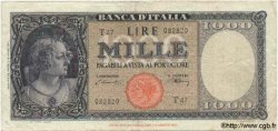 1000 Lire ITALY  1947 P.082 F+