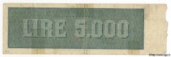 5000 Lire ITALIA  1949 P.086b B