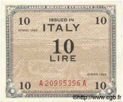10 Lires ITALY  1943 PM.13a UNC