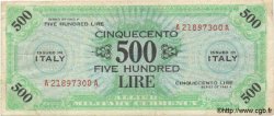 500 Lires ITALY  1943 PM.22a VF