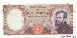 10000 Lire Spécimen ITALIA  1962 P.097e q.FDC