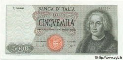 5000 Lire ITALIEN  1964 P.098a fST