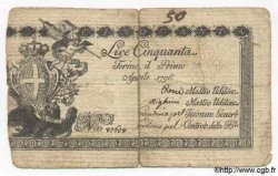 50 Lires ITALY  1796 PS.142 F-