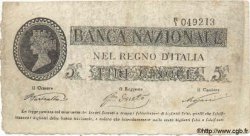 5 Lires Faux ITALIE  1866 PS.733 TTB