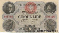 5 Lires ITALY  1873 PS.222 UNC