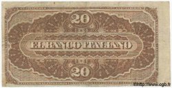 20 Centesimos URUGUAY  1867 PS.201 fVZ