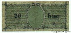 20 Francs NUEVAS HÉBRIDAS  1943 P.02 BC+