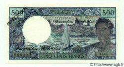 500 Francs Spécimen NUOVE EBRIDI  1972 P.19s FDC