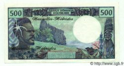 500 Francs NUOVE EBRIDI  1972 P.19 q.FDC