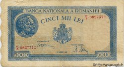 5000 Lei ROMANIA  1945 P.056a MB