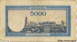 5000 Lei ROMANIA  1945 P.056a MB