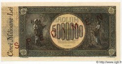 5000000 Lei Spécimen ROMANIA  1947 P.061s UNC