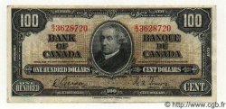 100 Dollars KANADA  1937 P.064b fVZ