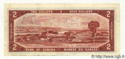 2 Dollars KANADA  1954 P.076c fVZ