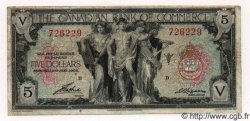 5 Dollars CANADá
  1935 PS.0970a RC+