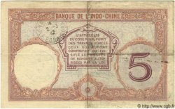 5 Francs TAHITI  1940 P.11c VF-