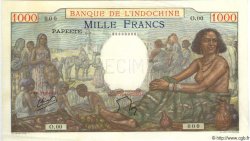 1000 Francs Spécimen TAHITI  1957 P.15bs SC
