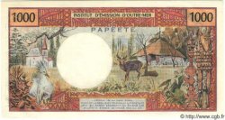 1000 Francs Spécimen TAHITI  1968 P.26s fST+