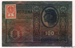 1 Koruna / 100 Korun TSCHECHOSLOWAKEI  1919 P.004a fVZ