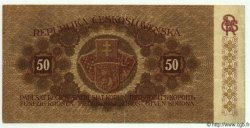 50 Korun CECOSLOVACCHIA  1919 P.010a BB