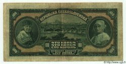 100 Korun CZECHOSLOVAKIA  1920 P.017a F - VF